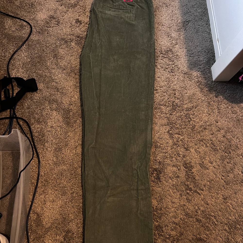 Green Corduroy Pants